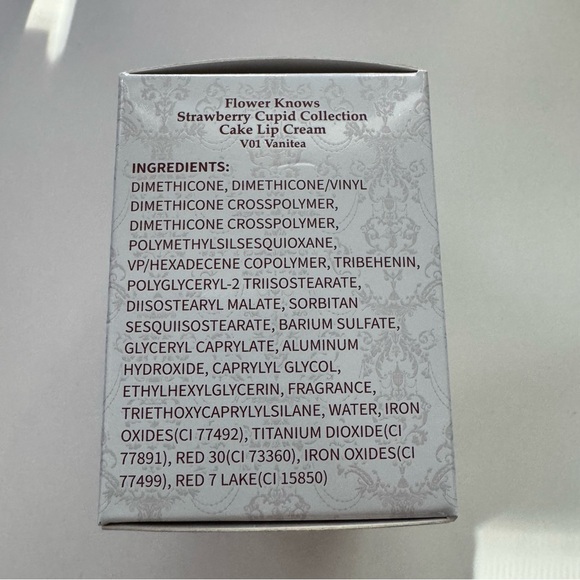 Flower Knows | Strawberry Cupid Collection Cake Lip Cream in V01 Vanitea, NIB - Picture 5 of 7